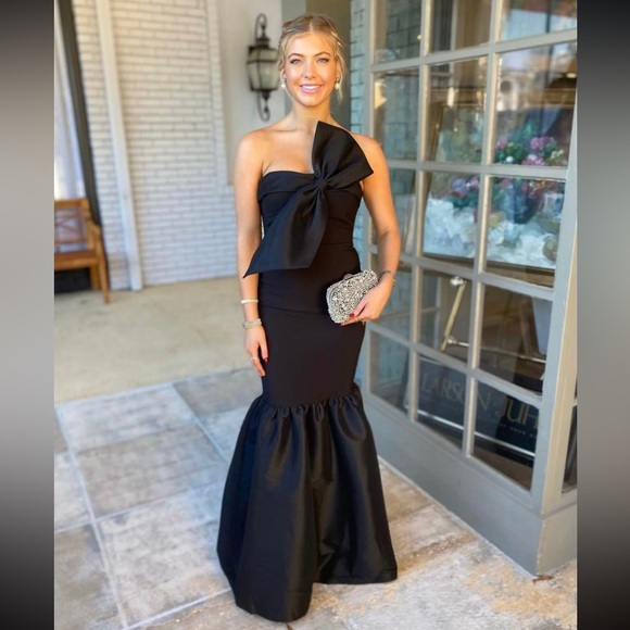 Likely Black Maxi Dress with Bow Detail - Picture 1 of 2